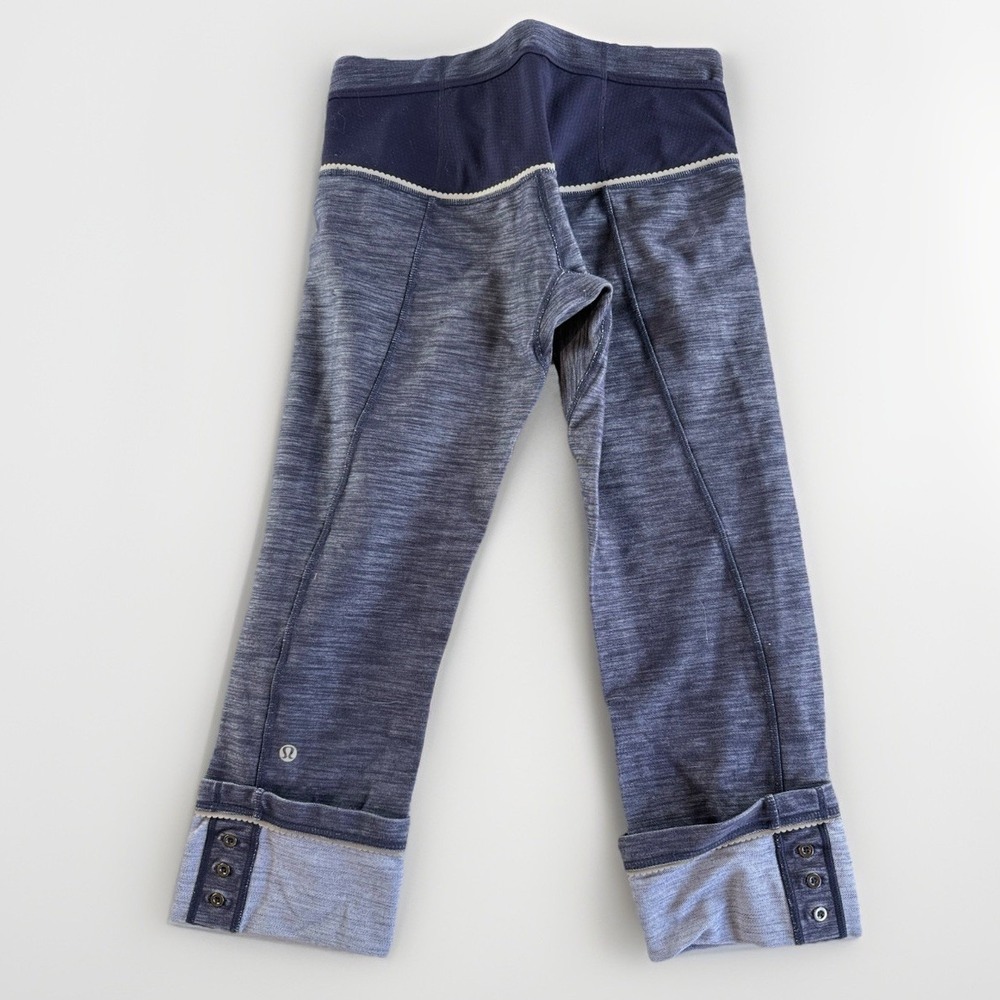Lululemon Women's Ride on Crop in Deep Indigo/Blue Size 6